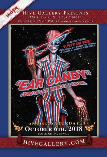 October 2018- “I Pity Da Poe” show! postcard