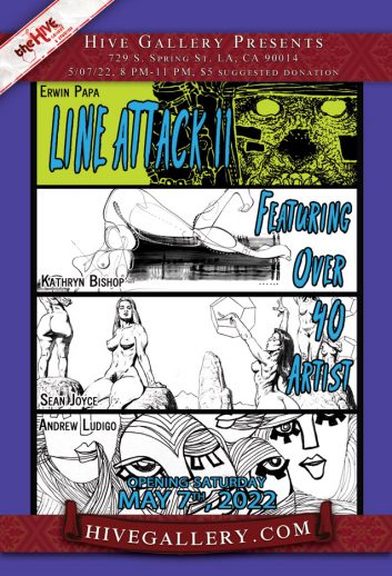 May 2022- LINE ATTACK 11! postcard