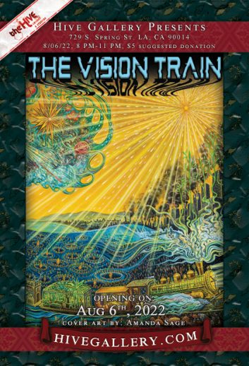 “Realms & Visions”, Vision Train, & More!!! postcard
