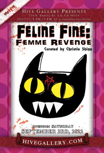 Whimsical Fury 2.0+ Feline Fine & More! postcard