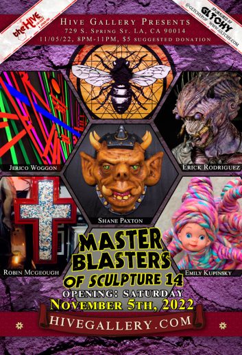 November 2022- Master Blasters of Sculpture 14!!! postcard