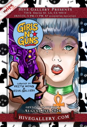 August 2026- “Girls n’ Guns” + Rising Stars of LA- Summer Edition postcard