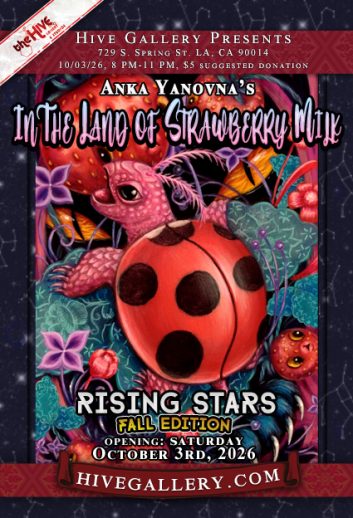 October 2026- CUTE and CREEPY 4 + Rising Stars of LA Fall Edition postcard